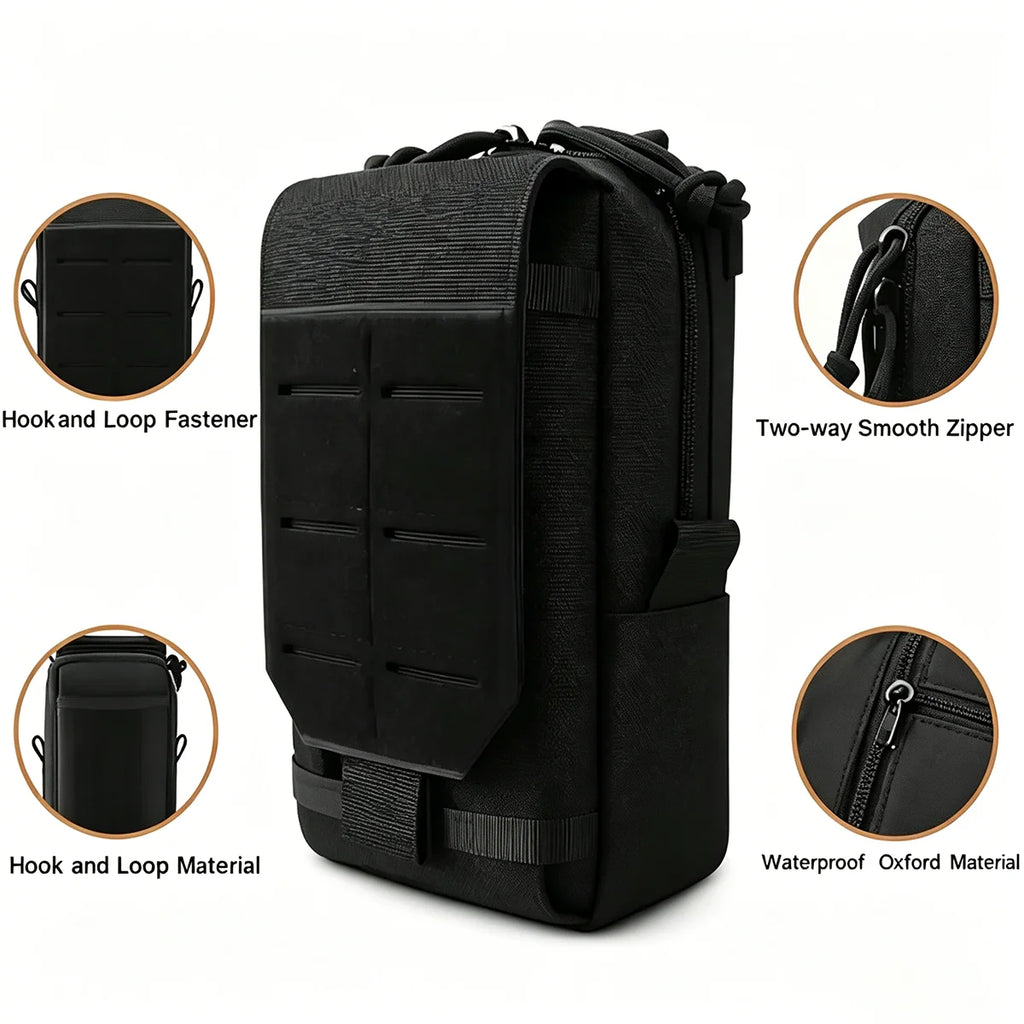 Tactical Molle Pouch Waist Bag Outdoor Men EDC Tool Bag Utility Gadget Organizer Vest Pack Purse Mobile Phone Case