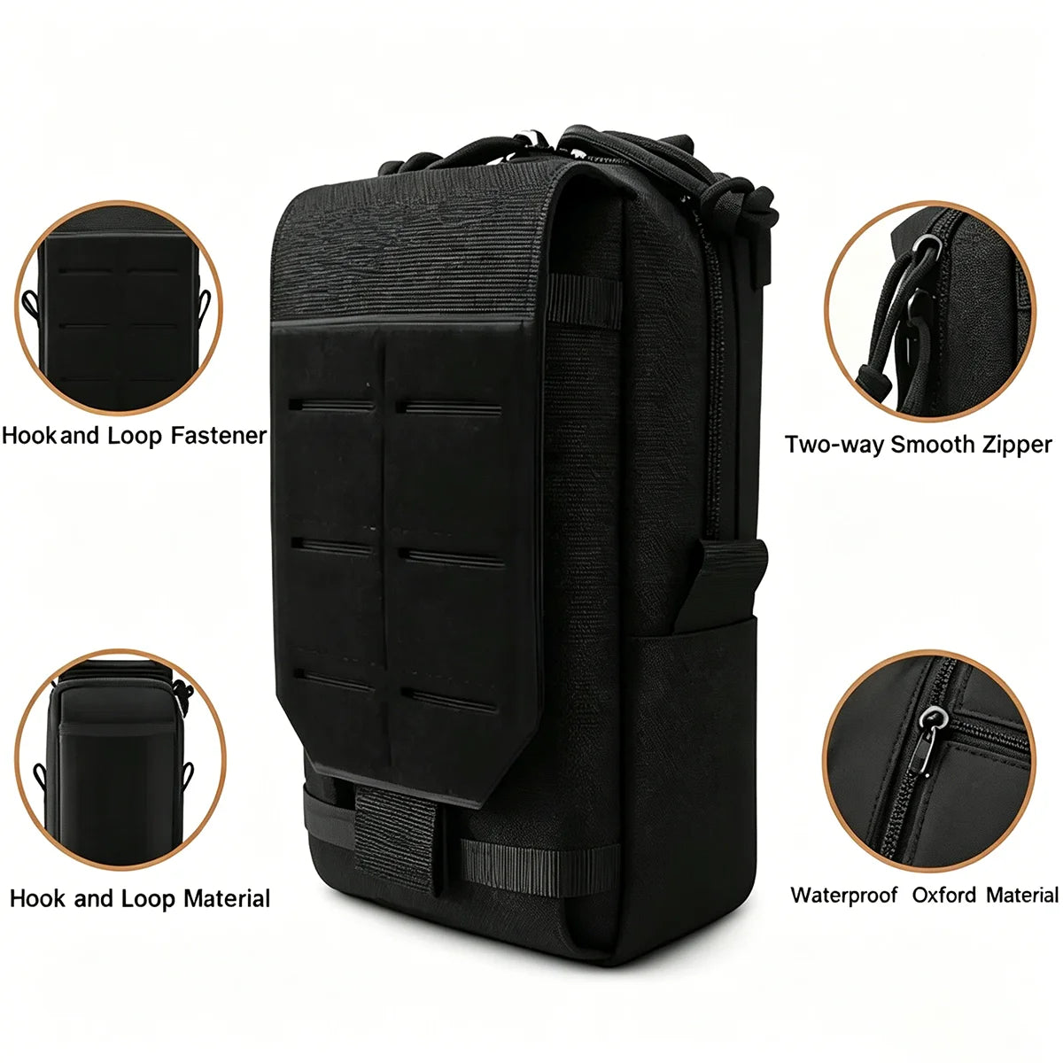 Tactical Molle Pouch Waist Bag Outdoor Men EDC Tool Bag Utility Gadget Organizer Vest Pack Purse Mobile Phone Case