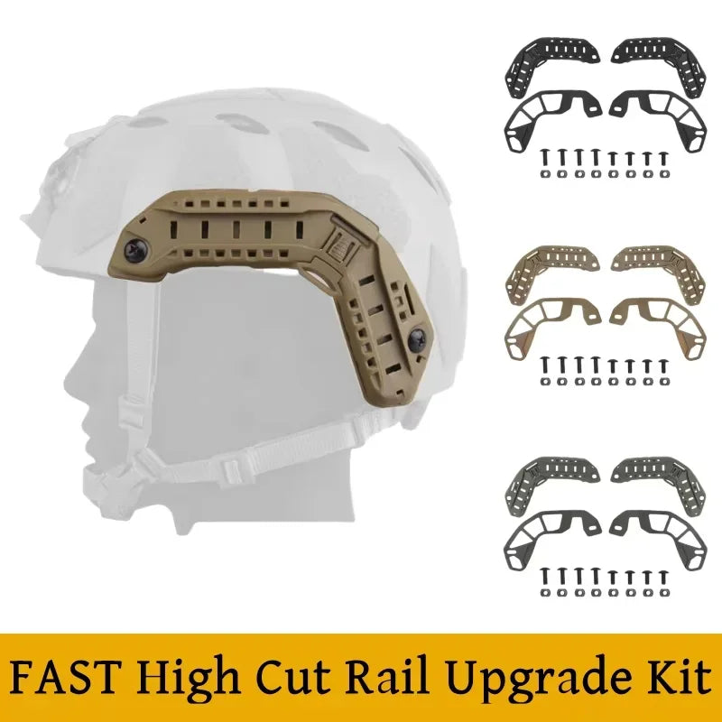 Hunting FAST high cut version rail upgrade accessories compatible with HL-31/32 Hunting helmet rail Helmet accessories