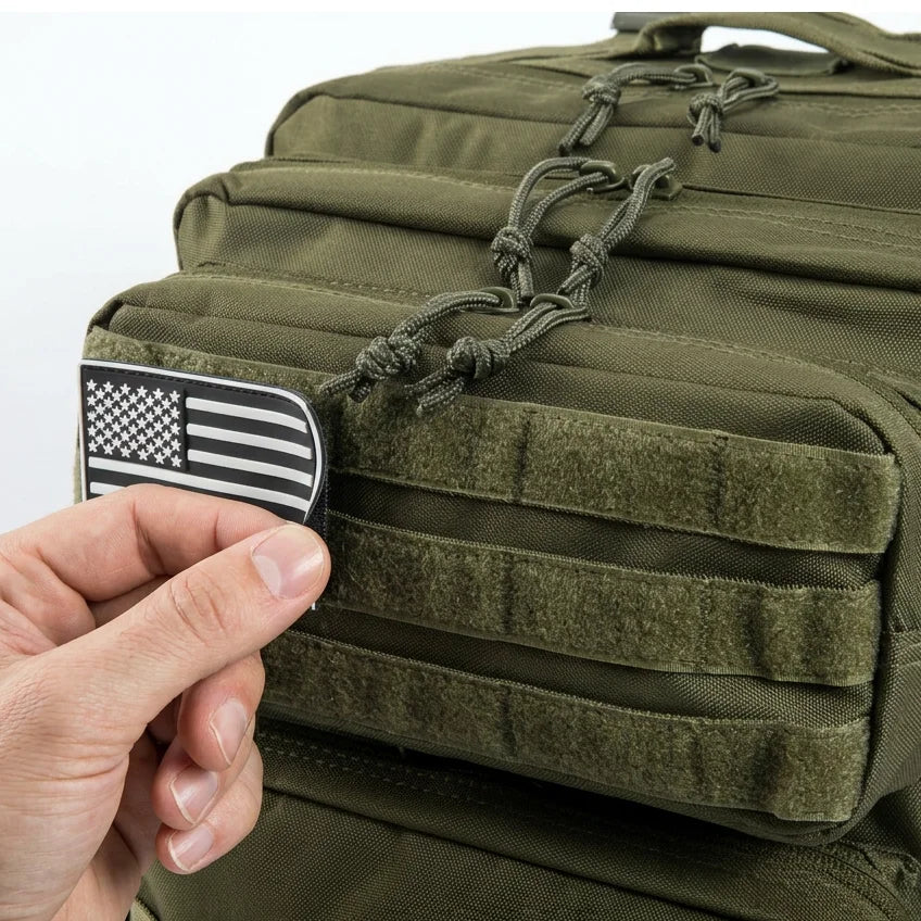 45L Tactical Hunting Backpack Molle Storage Bag Large Capacity Multi Pocket Wear Resistant Outdoor Hunting Gear Rucksack Durable Wild Shooting Daypack For Men Women Hunters Bushcraft Wilderness Trekking Camping Luggage Bag