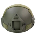 BOOIU MICH 2001 Tactical Helmet Helmet with Adjustable Chin Strap Night Vision Mount Side Rail Cycling CS Paintball Game Helmets