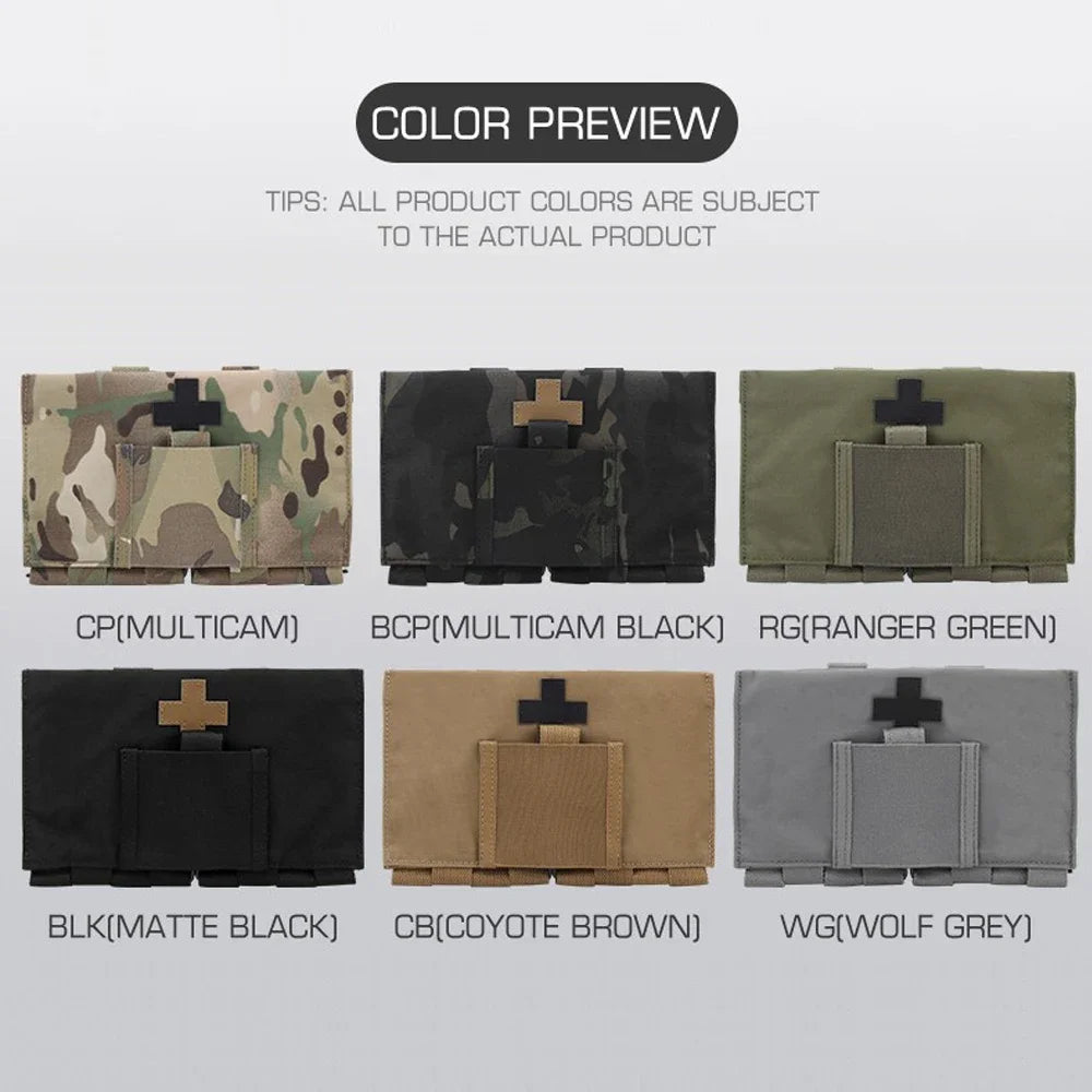 IFAK Medical Kit SEAL Style Tactical Modular Quick Release MOLLE Bag Hunting Vest Emergency Belt Outdoor Medical Survival Kit