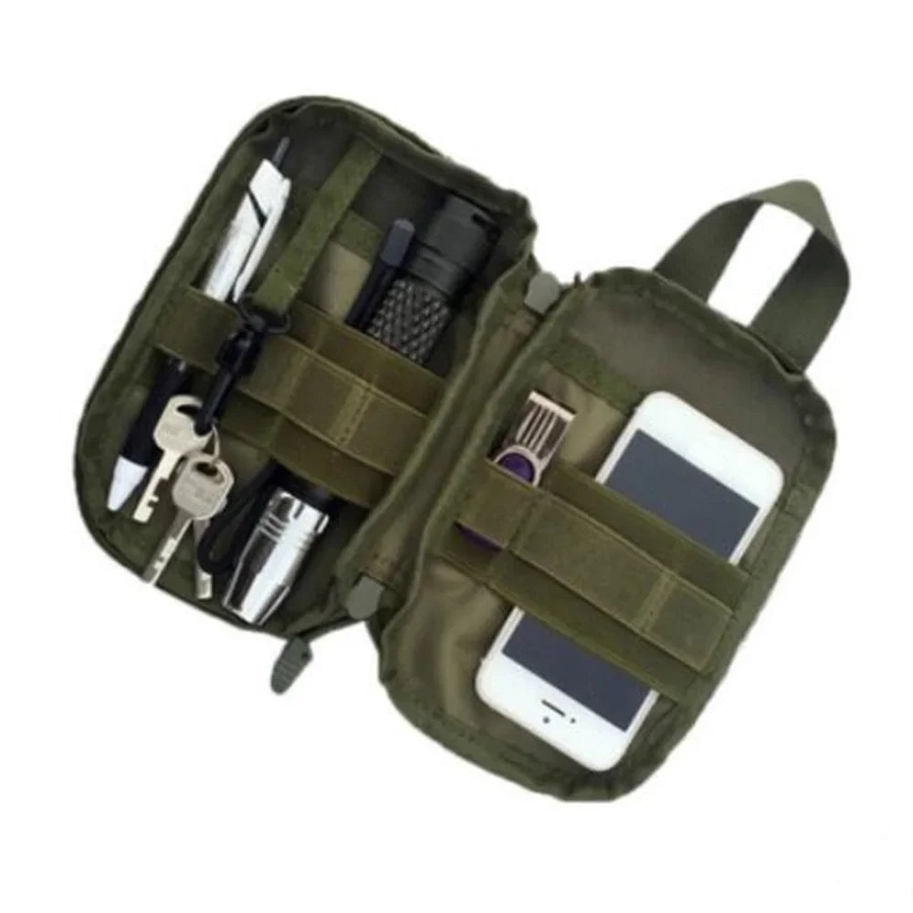 Small Waist Pack Hiking Camping Hunting Accessories Medical Bag Outdoor Mobile Phone Case Holder Sport EMT Pouch Tactical Bag