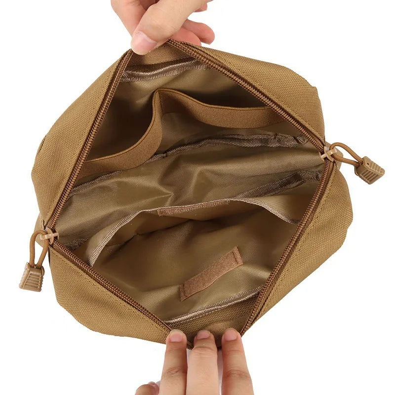 Tactical Molle EDC Tool Pouch Hunting Vest Dump Drop Pouches Outdoor Sports Fishing Camping Accessories Organizer EMT Waist Bag