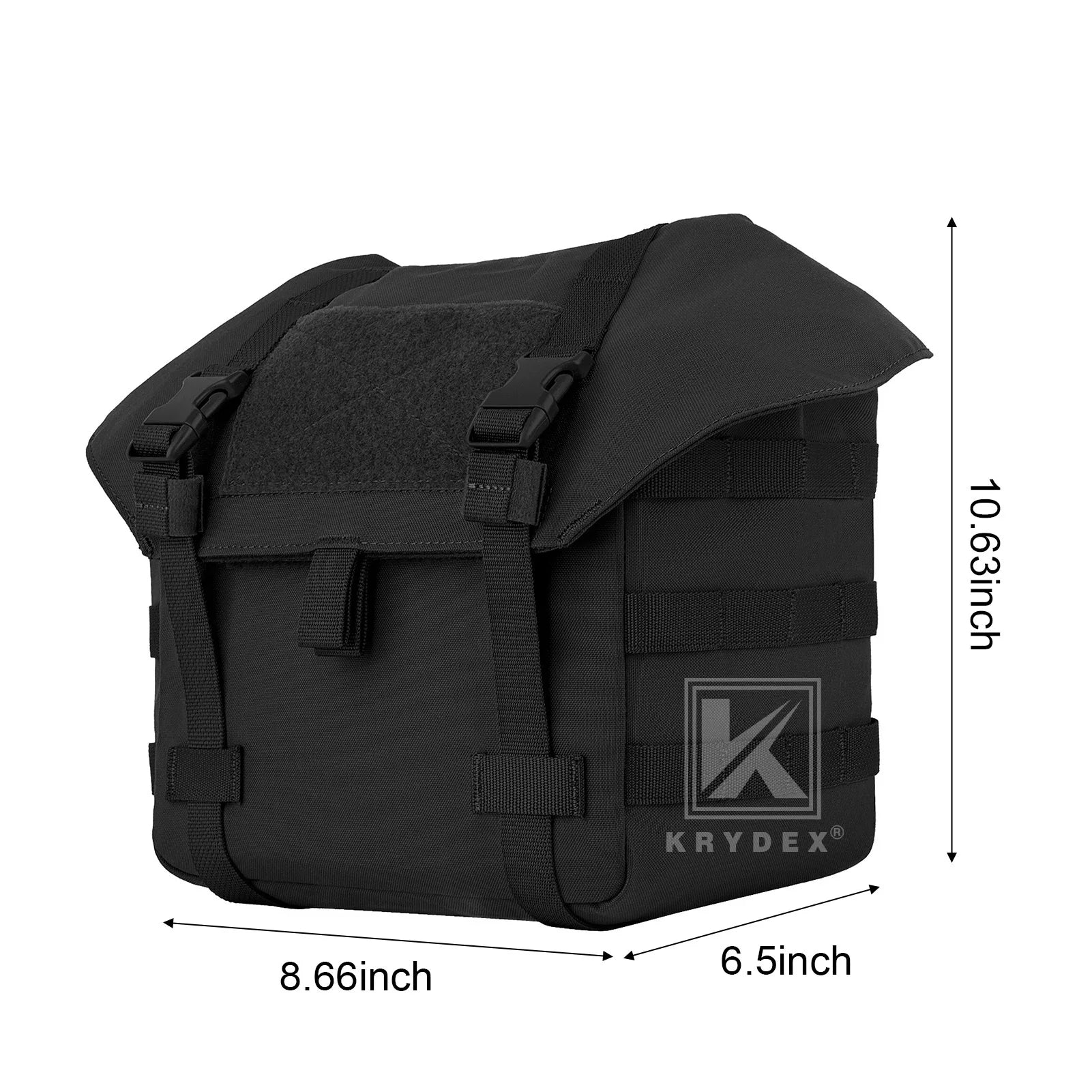KRYDEX Tactical Jungle Butt Pouch MOLLE Waist Pack Suspender Outdoor Bag for Hunting Hiking Bushcraft Camping Range Gear