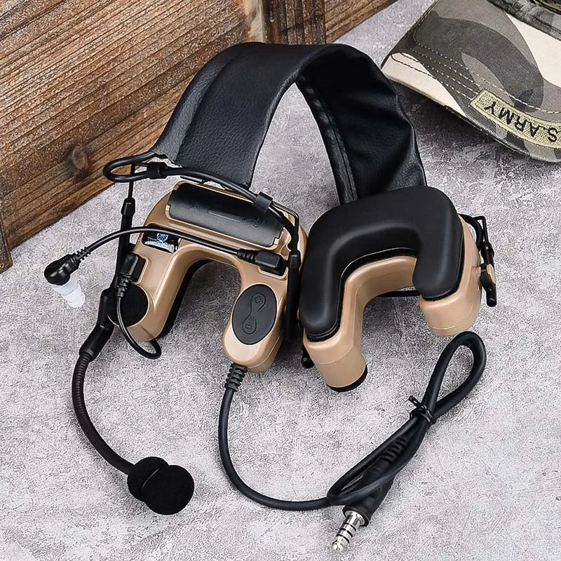 WADSN Tactical Com IV C4U Headset Headphone Hearing Protection Ken Shooting Headphones Military Noise cancellation communication
