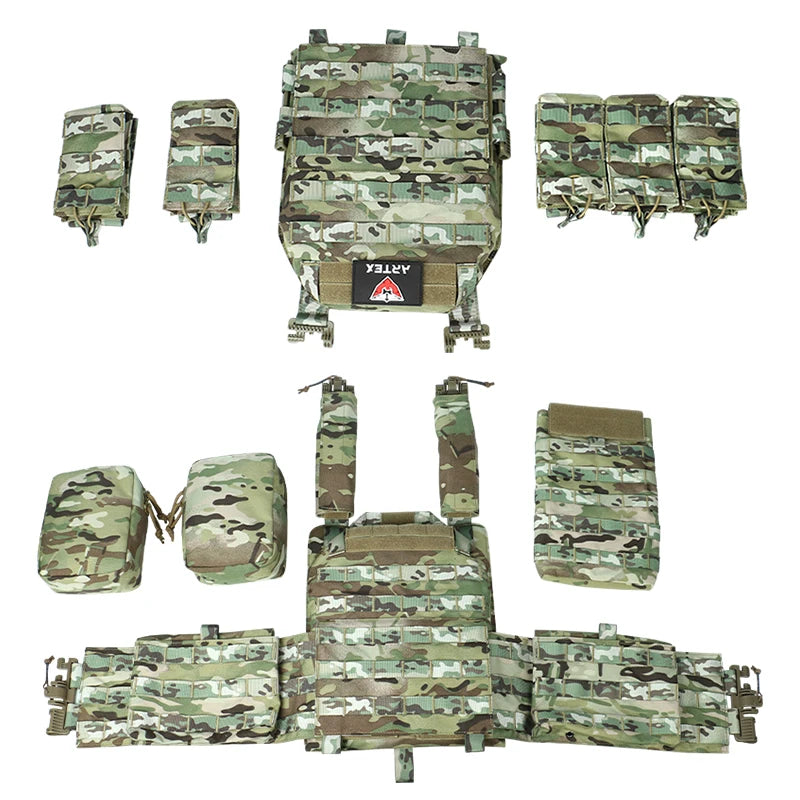 Tactical Vest Outdoor Hunting Plate Carrier Protective Adjustable Vest Airsoft Carrier Combat Equipment Outdoor hunting vest