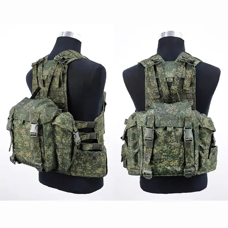 The Third-generation 6sh117 Full Tactical Vest Outdoor Hunting Combat Equipment Set And Molle Tactical Bag (Russian version)