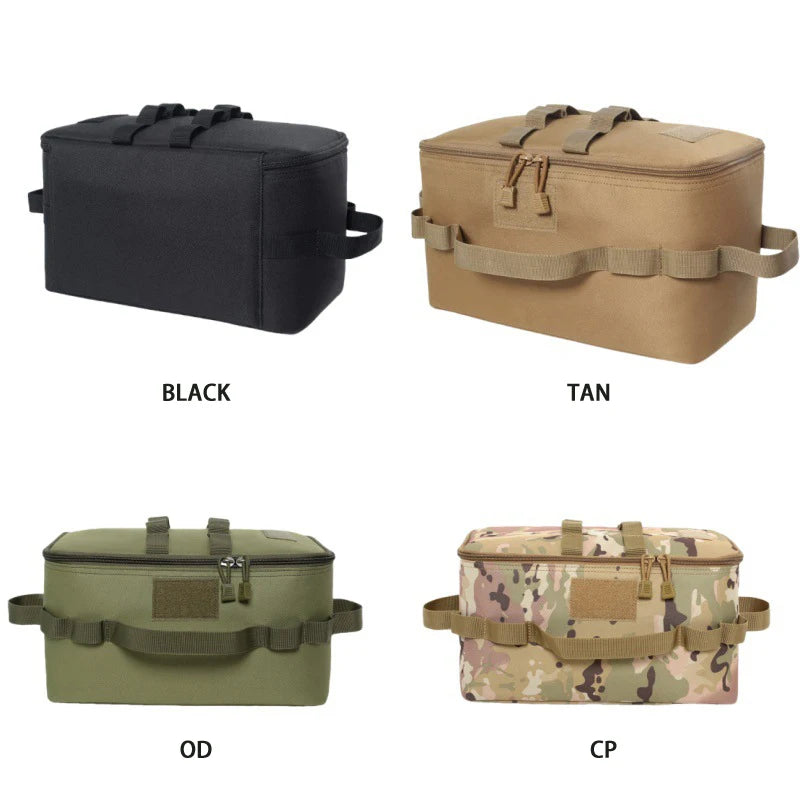 Outdoor Camping Picnic Bag Impact-Resistant Gas Tank Storage Bag Multifunctional Tool Bag Camping Gear Large Capacity Pack