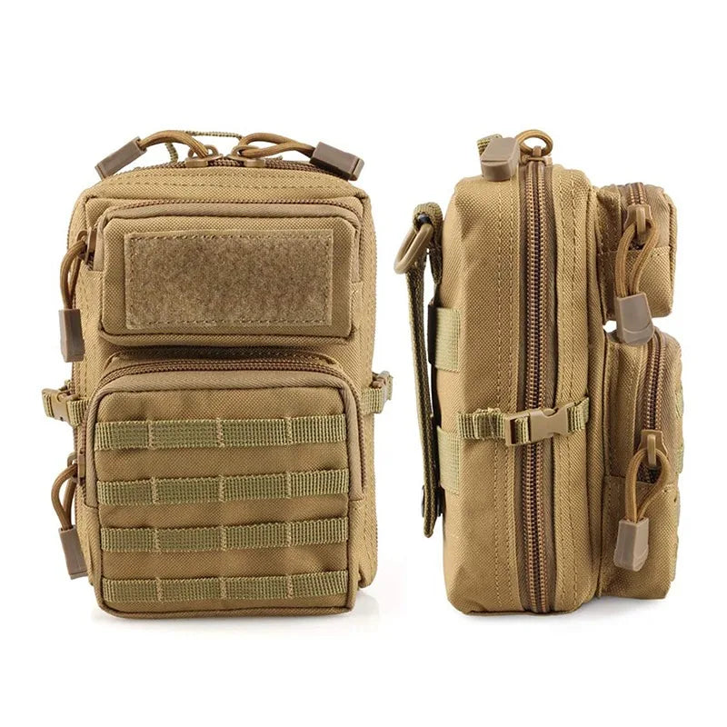 Tactical Multifunction Pack Travel Pouch Molle Hip Waist EDC Bag Wallet Purse Phone Holder Bags Camping Hiking Hunting Fanny Bag