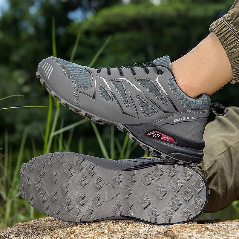 Waterproof Hiking Shoes Men‘s Outdoor Trekking Sneakers Mountain Climbing Camping Trainers Hunting Tactical Boots Bike Shoe Male