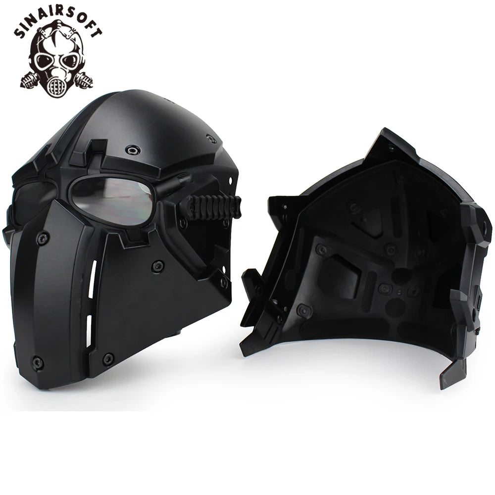 SINAIRSOFT Tactical Fast Helmet Mask Airsoft Shooting Cosplay Motorcycle Hunting Multi-Function Cs Outdoor Protect Equipment