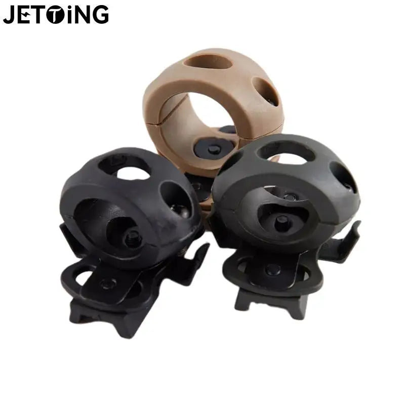1pc Helmet Special Lighting Flashlight Support Tactical Helmet Clamp Adaptor Outdoor Sports Cycling Headlight Holder