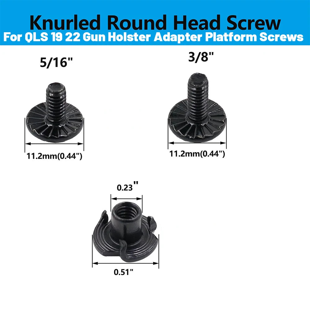 1/5/10 PACK QLS Platform Screws High Quality Useful Screw Nuts and Bolts for QLS 19 22 Gun Holster Adapter Platform Screws