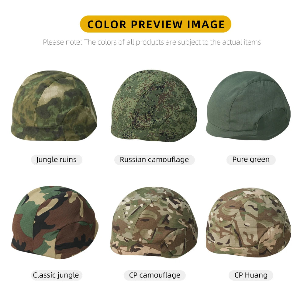 BOOIU Tactical Helmet M88 Helmet Protective Cover CS Game Outdoor Camouflage Helmet Cover Accessories Abs Hunting Helmet Cover