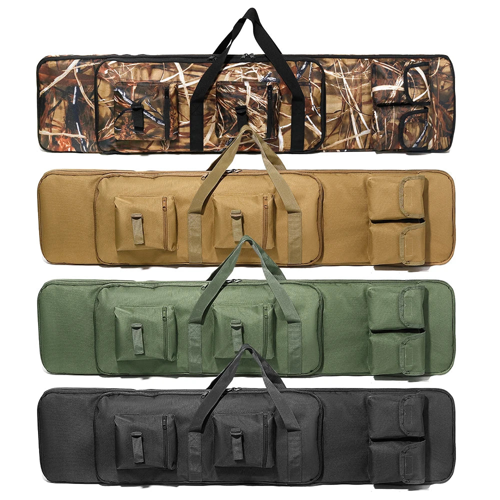 93cm 120cm Multi-pocket Tactical Rifle Case Long Soft Carry Hunting Accessories Outdoor Sports Shooting Backpack