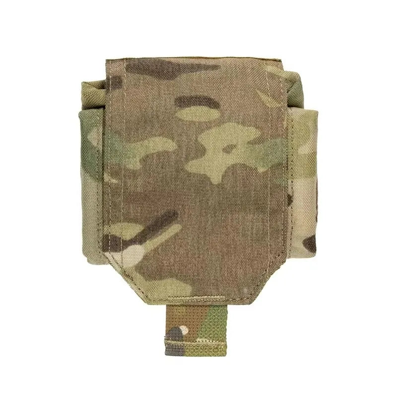 Tactical Pouch Airsoft Molle Drop Dump Pouch Outdoor Hunting Storage Recycling Foldable Magazine Bag Multicam