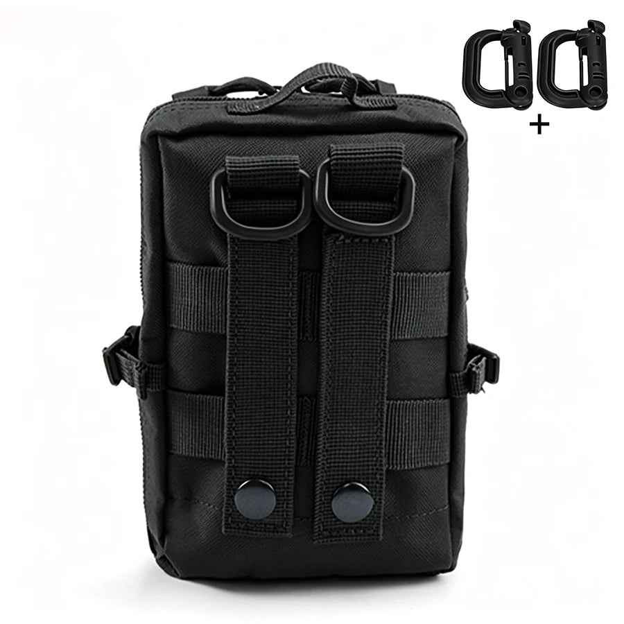 Multi functional portable carry on bag with 4 different carrying methods, large capacity outdoor waist bag