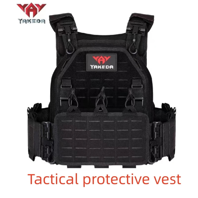 YAKEDA Tactical Vest Outdoor Hunting Plate Carrier Protective Adjustable Vest Airsoft Carrier Combat Equipment  6094 vest