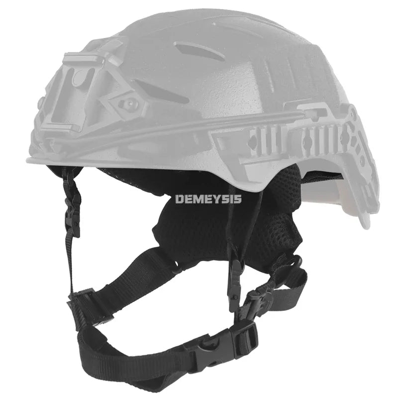 Tactical Helmet Straps Wendy Helmets Suspension System Shooting Hunting Helmets Adjustable Head Lock Chin Strap Accessories