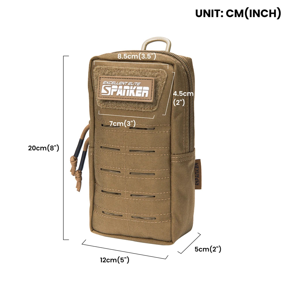 Tactical Molle Pouch Waist Bag Outdoor Men EDC Tool Bag Utility Gadget Organizer Vest Pack Purse Mobile Phone Case