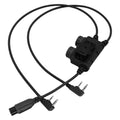 Tactical Headset Dual Communication Tactical U94 PTT with K 2pin Plug for COMTAC SORDIN Shooting Airsoft Headphones for Baofeng