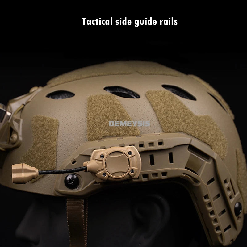 1 Pair Tactical FAST HIGH CUT Helmet Side Guide Rail ARC Helmet Mount Rail Hunting Airsoft Helmet Accessories Rails Kit