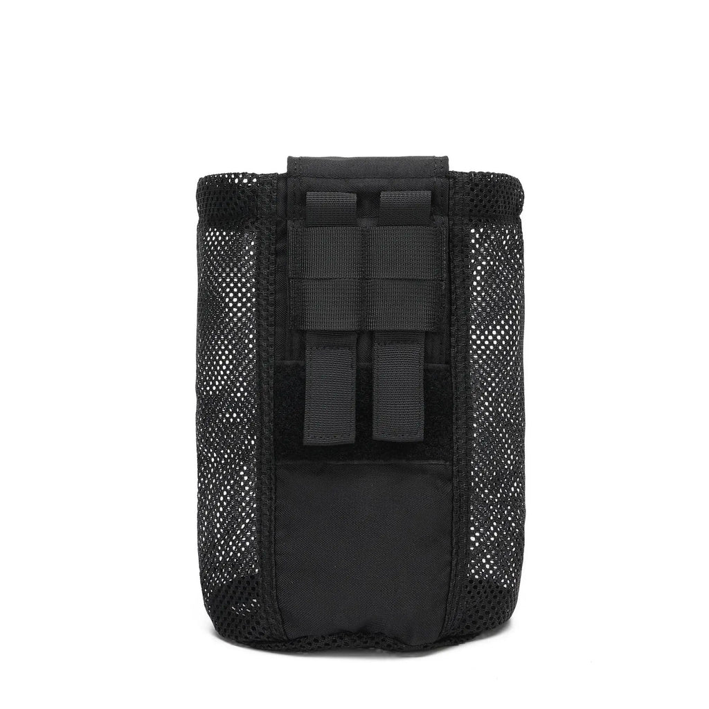Tactical Molle Mesh Dump Pouch, Lightweight Compact Drawstring Foldable Recovery Mag Tool Pack, EDC Drop Storage Belt Bag