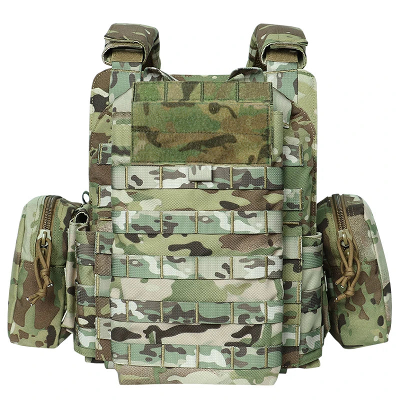 ARTEX8011 Outdoor Multi-Functional High-Strength Waterproof Camo Quick-Release Tactical Vest Outdoor Vest Hunting Vest 8011