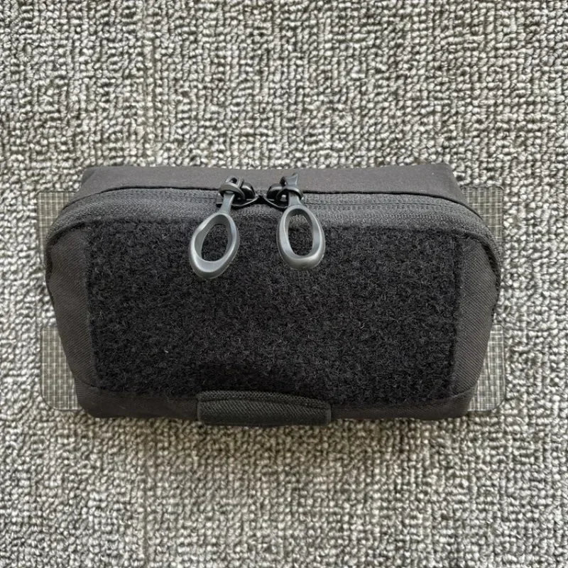 Tactical Admin Pouch Airsoft Vest Expansion Map Bag Multicam Chest Panel Hanging Pouch Storage Gear