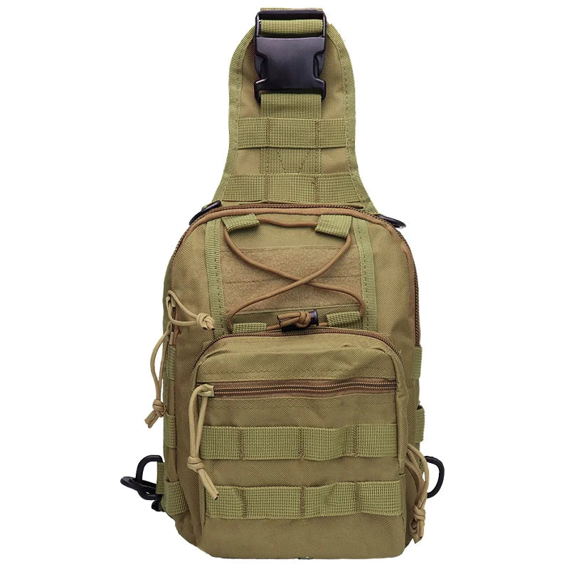 Men's Tactical Shoulder Bag for Outdoor Mountaineering Hiking Camping Sports Travel And Hunting