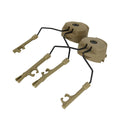 Tactical Headset Bracket Fast Ops Core Helmet ARC Rail Adapter Set fit For COMTAC II Helmet ARC OPS