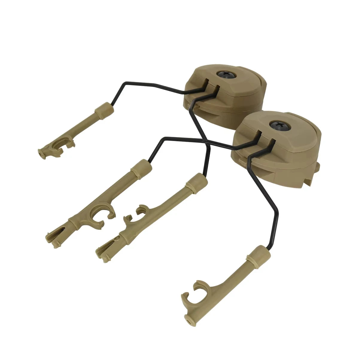 Tactical Headset Bracket Fast Ops Core Helmet ARC Rail Adapter Set fit For COMTAC II Helmet ARC OPS
