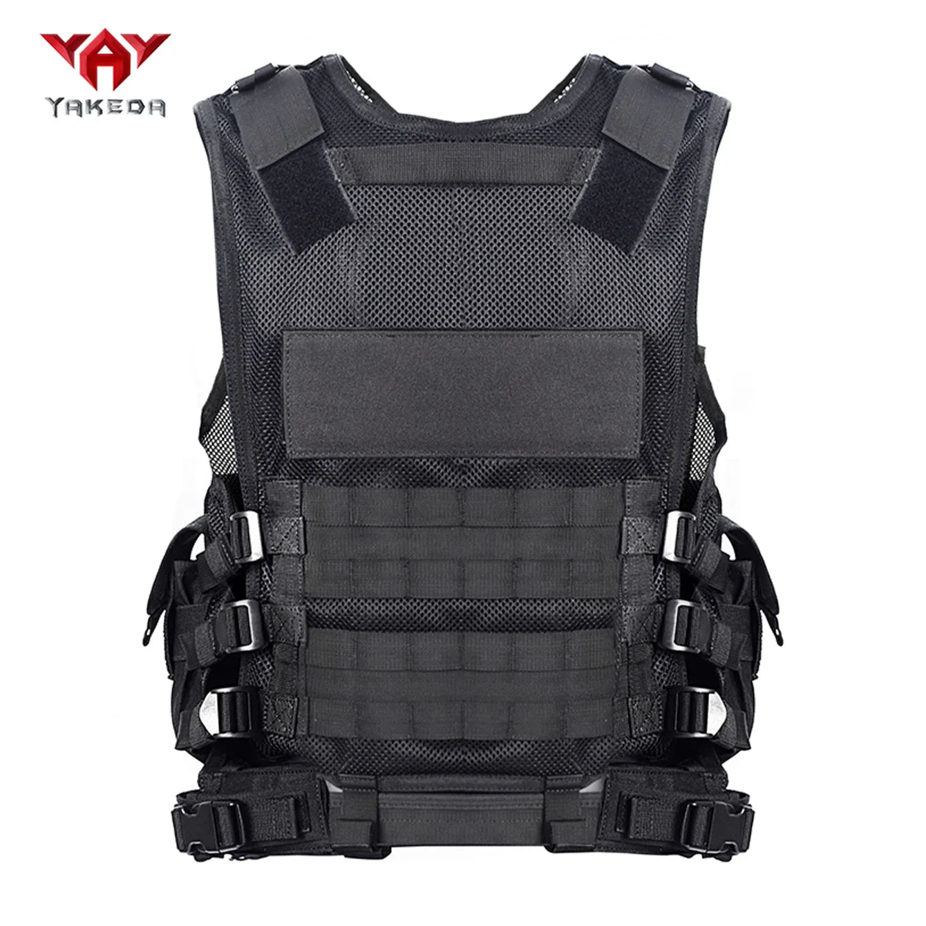 YAKEDA High Strength Wear-Resistant Tear-Resistant Mesh Breathable Hunting Vest Double-Layer Tear-Resistant Fabric