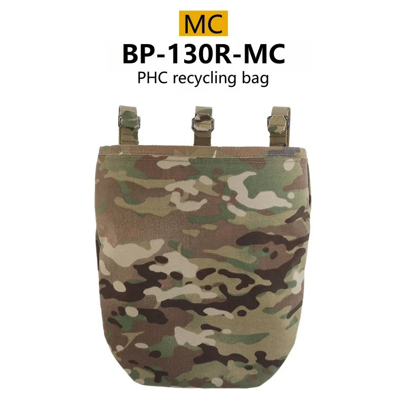 PHC Recovery Bag Foldable Utility Bag Duty Belt Mount MOLLE mounting Outdoor Equipment Accessories Waist magazine storage