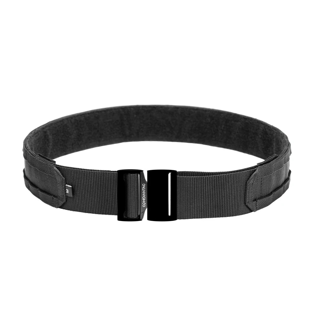 OPHIDIANTAC 2 Inch Outdoor Belt Quick Release Metal Buckle MOLLE Webbing Belt Men Hunting Sport Waist Belt Nylon Utility Belt