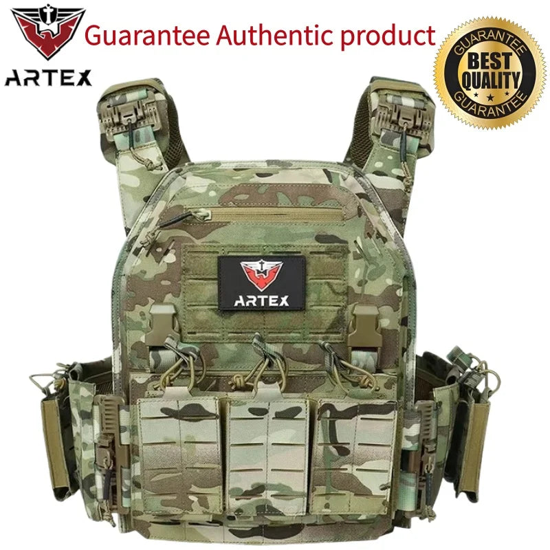 Tactical Vest Outdoor Hunting Plate Carrier Protective Adjustable Vest Airsoft Carrier Combat Equipment