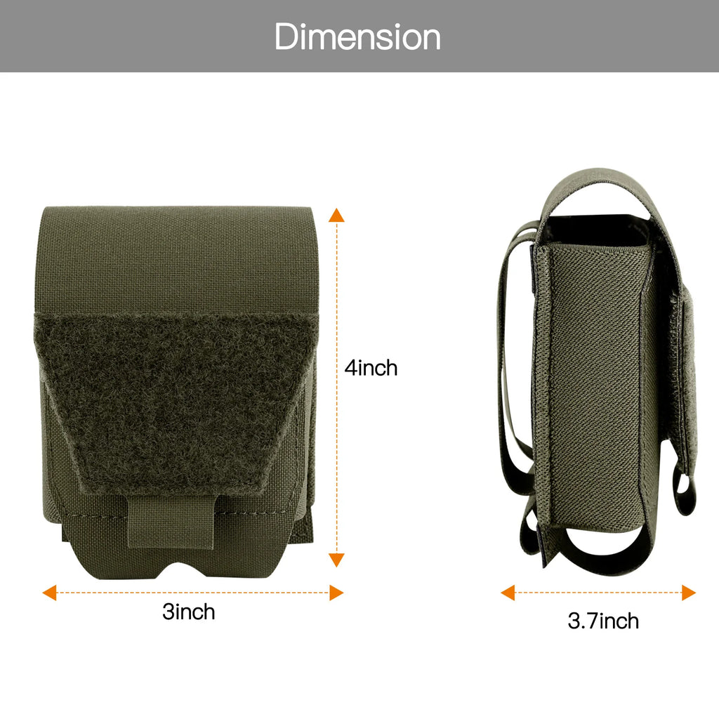 KRYDEX 500D Handcuff Pouch Case MOLLE / Belt Low Profile Cuff Case Holster Duty Belt Vest Law Enforcement Outdoor Hunting Bag