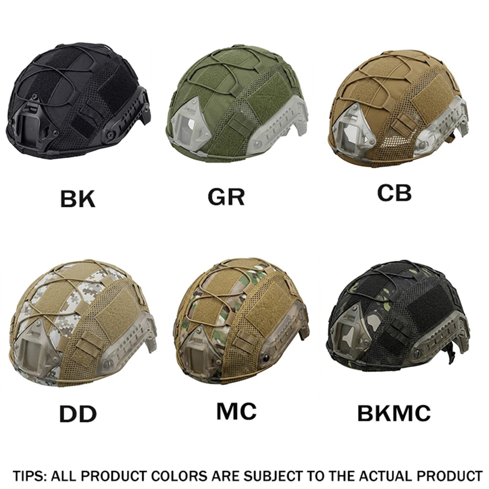 OPHIDANTC Tactical FAST Helmet Cover, 500D Nylon Durable Protective Gear for Hunting, Airsoft & Military
