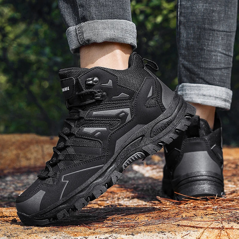 2026 New Hiking Shoes Unisex Outdoor Hiking Sports Shoes Camping Boots Ladies Waterproof Walking Shoes Non-slip Hiking Shoes