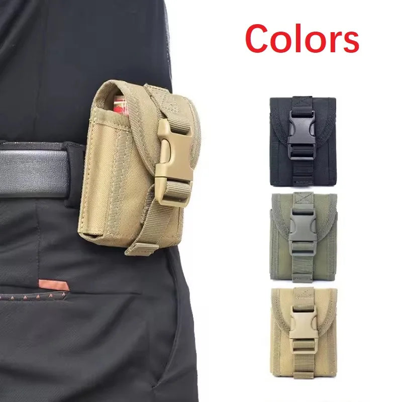Compact Water Resistant MOLLE Tactical EDC Utility Pouch Multi Purpose Waist Pocket Magazine Ammo Cigarette Storage Bag