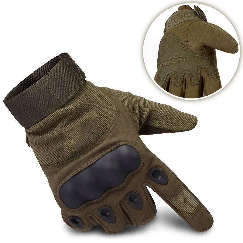 Outdoor Tactical Gloves Touch Screen Hard Shell Non-slip Protective Gear for Sports Hiking Climbing Hunting Cycling Motorcycle