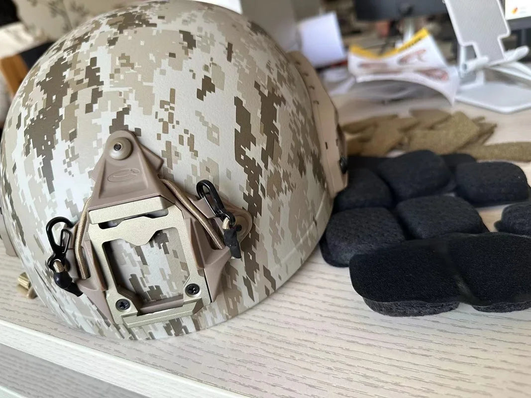 Water-Based High Cut Tactical Helmet, Suitable for AOR1 SF
