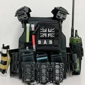 Airsoft Call of Duty 19 COD Ghost Nightwar Style Plate Carrier Chest Equipment Set Tactical Vest Full Set for Outdoor Cosplay