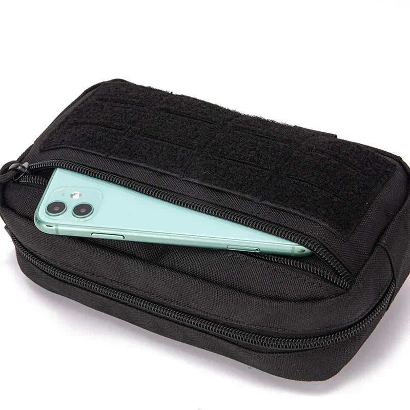Tactical Molle EDC Pouch First Aid Kit Pouch Cell Phone Pouch Holder Waist Pack Emergency EMT Utility Tool Pouches Hunting Bags