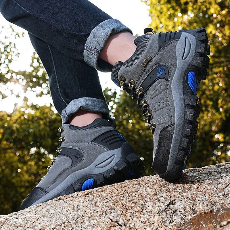 Men's Military Tactical Boots Army Boots Men Side Zipper Military Boots Men Anti-Slip Ankle Boots Work Safety Shoes Hiking Shoes
