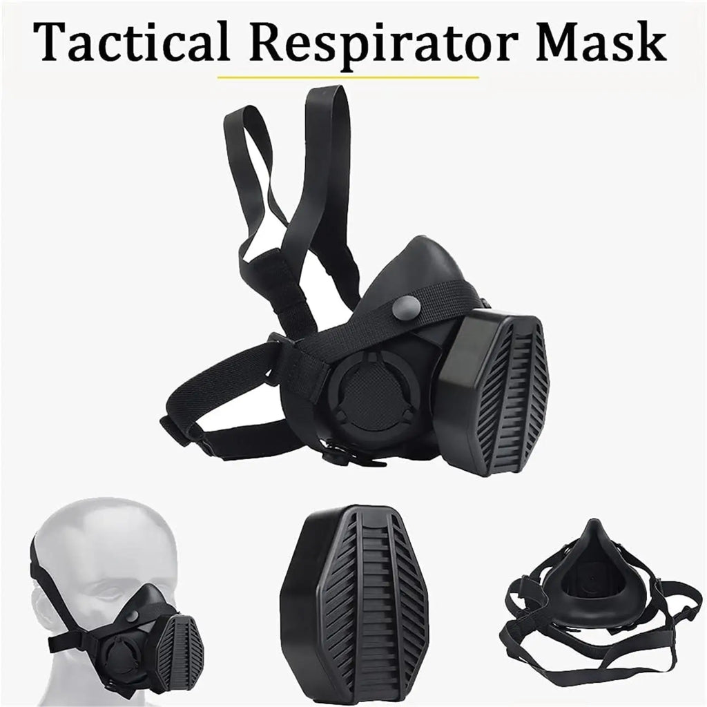 Tactical Helmet Set Fast Camouflage Protective Helmet With Four-Eye NVG Model Respirator Mask Signal Light for Field Cosplay