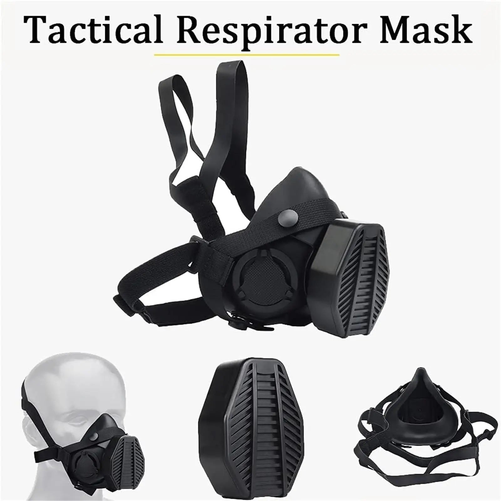 Tactical Helmet Set Fast Camouflage Protective Helmet With Four-Eye NVG Model Respirator Mask Signal Light for Field Cosplay