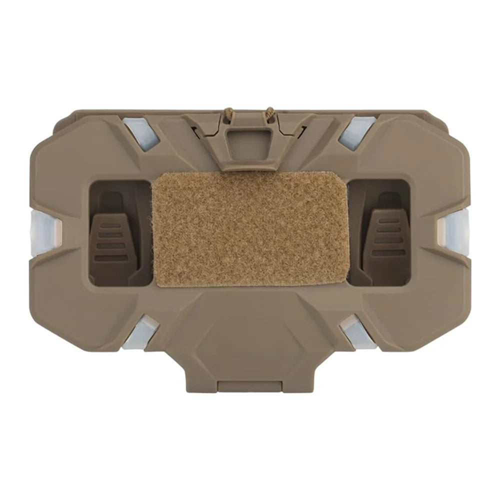 Tactical Plate Carrier Vest Attachments Universal Phone Chest Mount for Size 4.7"-6.7" Molle Foldable Navigation Phone Holder