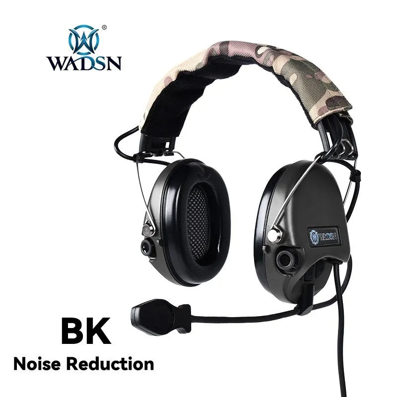 WADSN MSA Tactical Headset Sordin Headphones Active Pickup Noise Canceling Airsoft Outdoor Hunting Shoot Communication Headset
